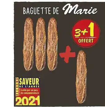 Grand Frais Baguette De Marie offre
