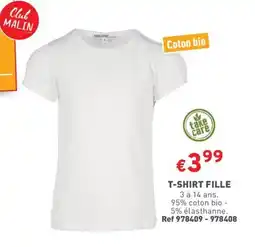 Trafic T-SHIRT FILLE offre
