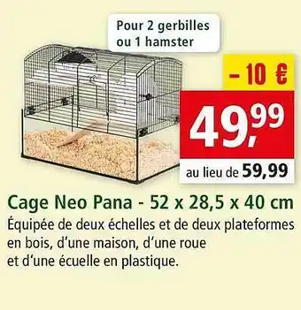 Cage Neo Pana - 52 X 28,5 X 40 Cm