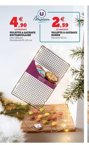 Hyper U Volette A Gateaux Ronde offre