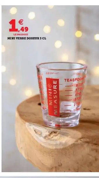 Hyper U Mini Verre Doseur 3 cl offre