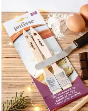 Hyper U Lot De 2 Pinceaux Fibres Naturelles offre