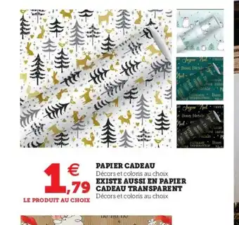 Hyper U Papier Cadeau offre