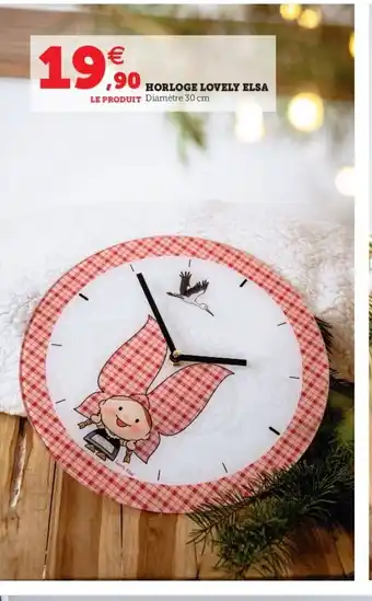 Hyper U Horloge Lovely Elsa offre