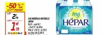 Eau Minérale Naturelle Hépar
