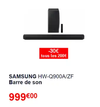 Ubaldi Samsung HW-Q900A/ZF Barre De Son offre