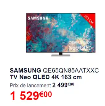 Ubaldi Samsung QE65QN8AATXXC TV Neo Qled 4k 163 cm offre