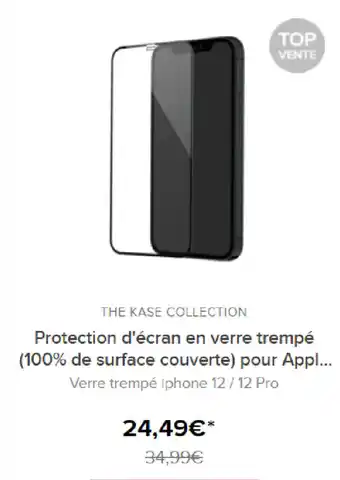Protection D'écran En Verre Trempé (100% De Surface Couverte)