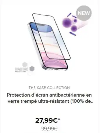 Protection D'écran Antibactérienne En Verre Trempé Ultra -Résistant