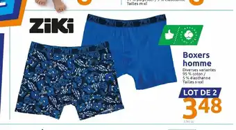 Action Boxers Homme offre