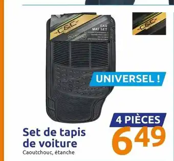 Action Set De Tapis De Voiture offre