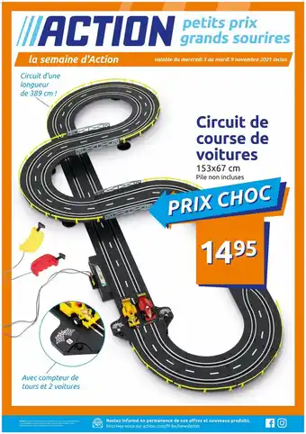 Action Circuit De Course De Voitures offre