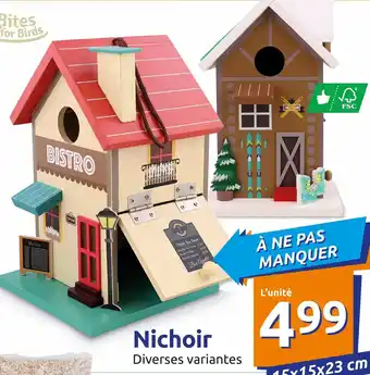 Action Nichoir offre