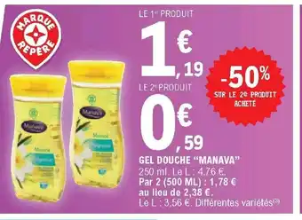 E.Leclerc Gel Douche "Manava" offre