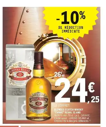 E.Leclerc Blended Scotch Whisky "Chivas" Regal 12 Ans offre