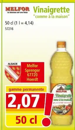 Norma Melfor Vinaigrette comme à la maison offre
