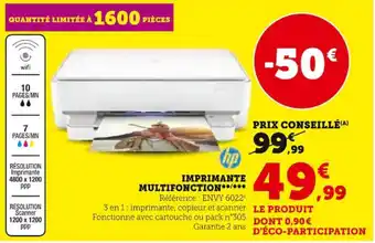Hyper U IMPRIMANTE MULTIFONCTION offre