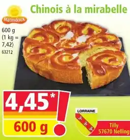 Chinois Ă la mirabelle