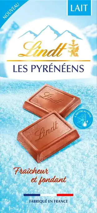Match Lindt tablette chocolat les pyrénéens offre