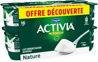 Match Activia yaourt au bifidus nature offre