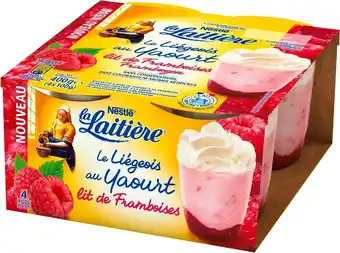 Match La laitiere le liégeois au yaourt offre