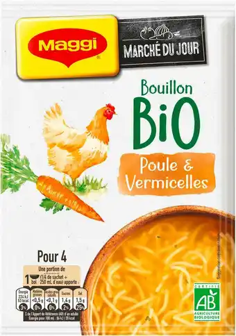 Match Maggi soupe bio déshydratée offre
