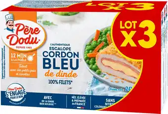 Match Père dodu authentique escalope cordon bleu de dinde offre