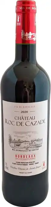 Match Château roc de cazade bordeaux aop offre