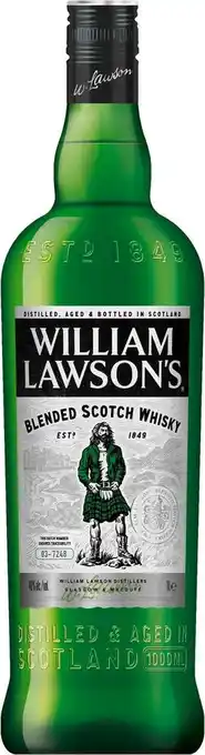 Match William lawson's scotch whisky offre