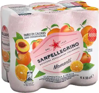 Match San pellegrino momenti eau gazeuse offre