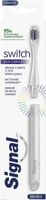 Signal brosse à dents rechargeable switch