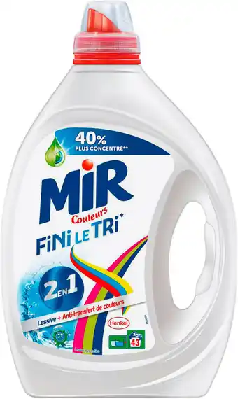Match Mir couleur lessive liquide fini le tri offre