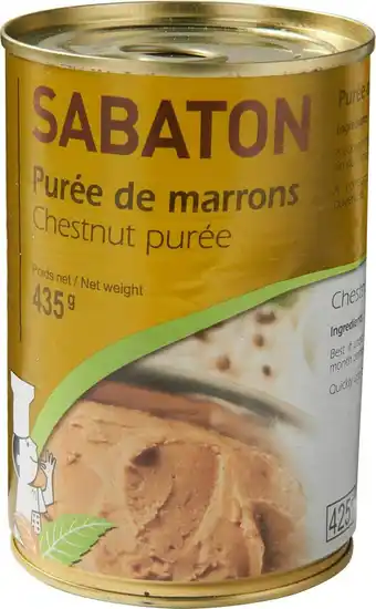 Match Sabaton purée de marrons offre