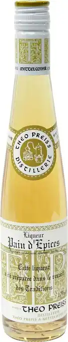 Match Theo preiss liqueur pain épices offre