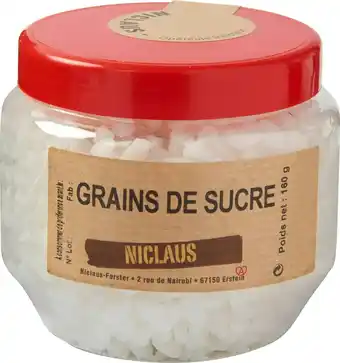 Match Niclaus grains de sucre offre