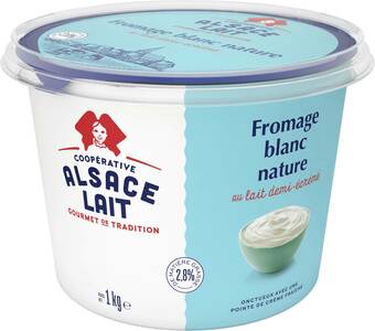 Alsace lait fromage blanc nature