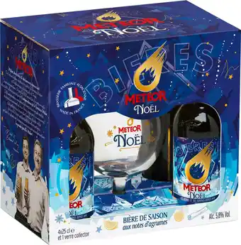 Match Meteor coffret bière de noël offre
