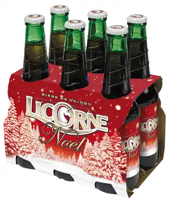 Match Licorne bière de noël offre