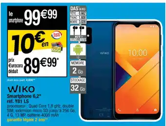 Cora x Carrefour Smartphone 6,2 réf. Y81 LS offre