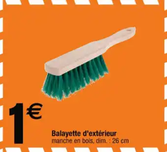 Balayette d'extérieur