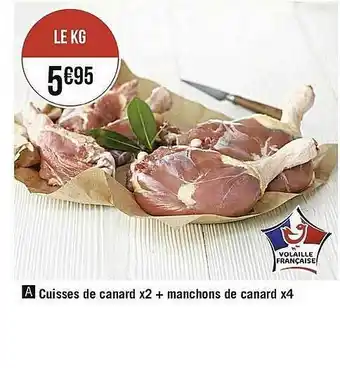 Casino Supermarchés Cuisses De Canard X2 + Manchons De Canard X4 offre