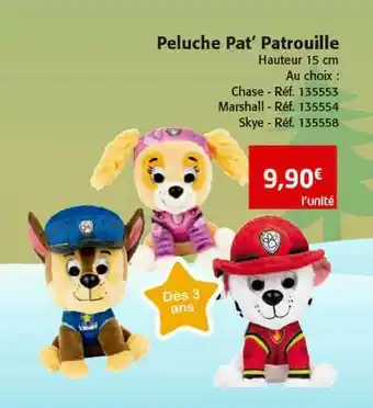 Colruyt Peluche Pat'patrouille offre