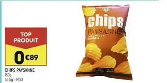 Leader Price Chips Paysanne offre