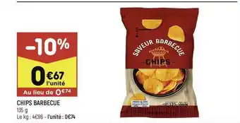 Leader Price Chips Barbecue offre