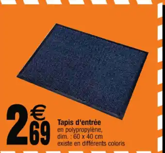 Tapis d'entrée