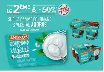 Match La Gamme Gourmand & Végétal Andros offre