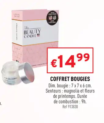 Trafic Coffret bougies offre