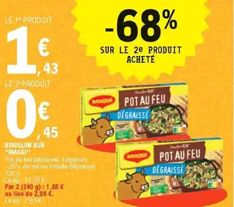 E.Leclerc Bouilon kub "maggi" offre