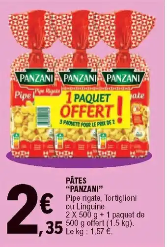 E.Leclerc Pâtes "panzani" offre