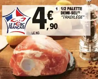 E.Leclerc 1/2 Palette demi-sel offre